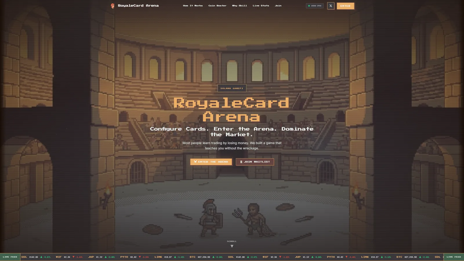 RoyaleCard Arena, live product